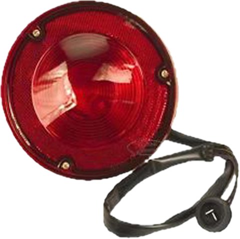 Brothers Trucks Tail Lamps C1106-67 Taillight Assemblies, OEM Replacement, Halogen, Red/Clear, Black Housing, Chevy, GMC, Each
