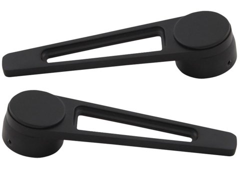 Brothers Trucks Door Handles, Interior BDH87BK 47-87 CHVY BILLET DOOR HANDLE-BLK-PAIR