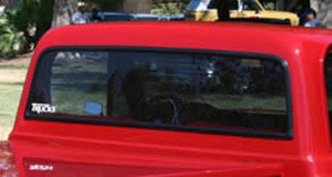 Brothers Trucks Rear Window Glass RGR72LGGREY Windows, Individual, Rear, Cab, Large Glass, Tinted, Original Thickness, 2-Door Standard Cabs, 67-72, Chevrolet, GMC, Each