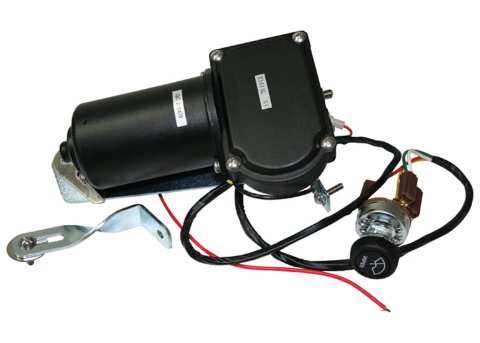 Brothers Trucks Electric Windshield Wiper Conversion Kits WPM5300 Motors, Kits, Fits 12 V Electrical Systems Only, Front, Chevrolet, GMC, Kit