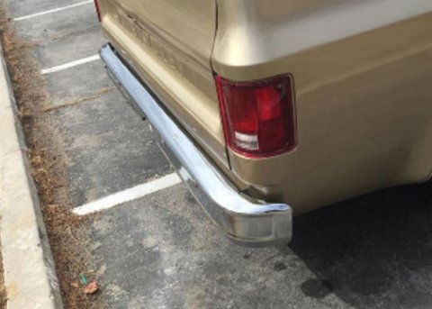 Brothers Trucks Bumper Protectors RSA87FS 73-87 CHVY/GMC REAR BUMPER SPLASH SHIELD