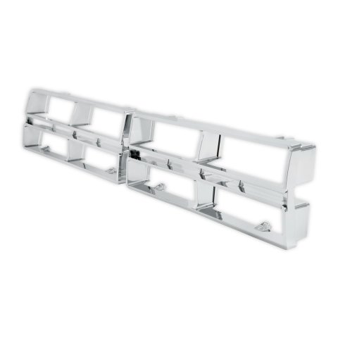 Brothers Trucks Grille Inserts 06-400 Inserts, Insert/Overlay Type, Main Position, Stock Style, Plastic, Chrome, Ford, Each