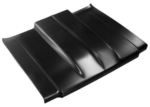 Brothers Trucks Hoods COWL7380 Hoods, Cowl Induction Style, Bolt-on, Steel, EDP Coated, 2.00 in. Cowl Height, Chevrolet, GMC, Each