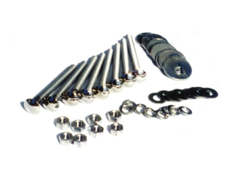 Brothers Trucks Bed-to-Frame Bolt Sets MHP00SB-87 Truck Bed Floor Fasteners, Sets, Stainless Steel, Polished, Short Bed, Stepside/Flareside, Chevrolet, GMC, Kit