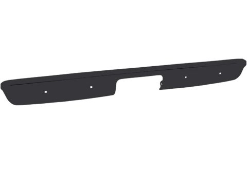 Brothers Trucks Bumpers RRW6772 Bumpers, Rear, Stock Style, Steel, Black Primer, Fits Fleetside Models Only, Chevrolet, GMC, Each