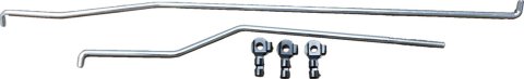 Brothers Trucks Door Latch Relay Rods C9352-67 67-72 DR LATCH RELAY ROD 5PC ST LH