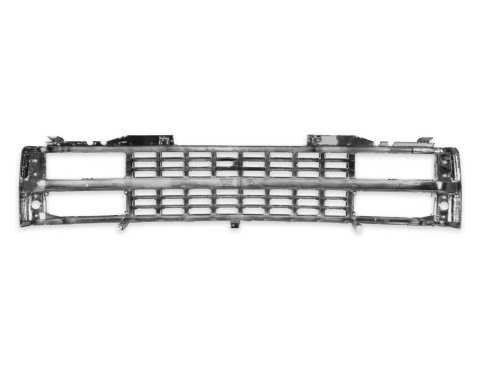 Brothers Trucks Grilles 04-366 Grille, Stock Style, Main Grille Position, ABS Plastic,Chrome, Chevrolet, Each
