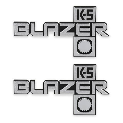 Brothers Trucks Emblems 04-548 Emblem, 1981-1988 C/K Blazer 4Wd Fndr Emblm Pair
