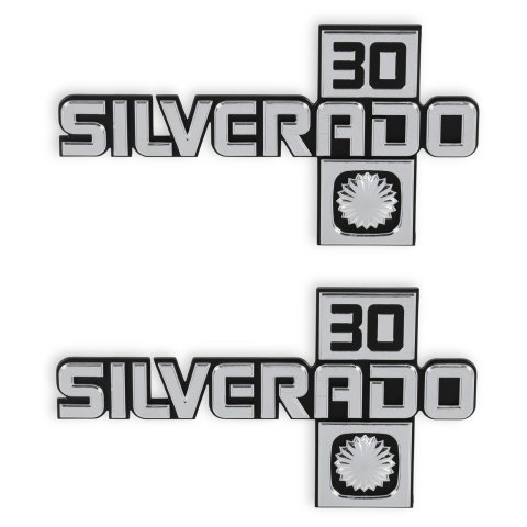 Brothers Trucks Emblems 04-554 Emblem, 1981-88 C/K Silverado 30 Fndr Emblem Pr