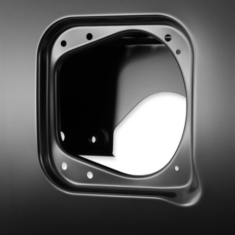 Brothers Trucks Bedside Panels 04-102 Truck Bed Panel, Steel, Black EDP Coated, with Fuel Hole, Driver Side, Chevy, GMC, Each