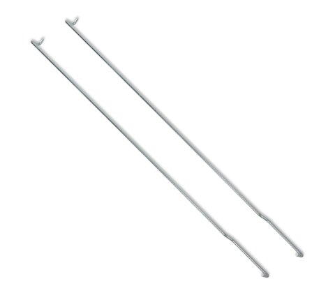 Brothers Trucks Tailgate Latch Rods 04-307 Components, Linkage Rods, Steel, Silver, Chevy, GMC, Pair