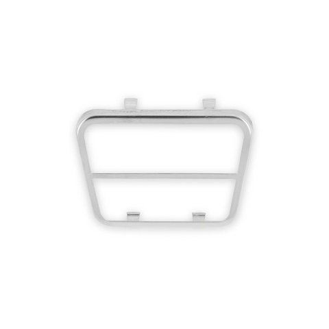 Brothers Trucks Pedal Trim Covers 05-194 Pad Cover, Brake Position, Stainless Steel, Natural, Chevy, GMC, Each