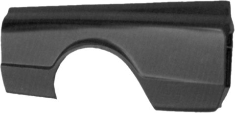 Brothers Trucks Bedside Panels A1036-67 Truck Panels, Left Side, Steel, Black EDP Coated, Fits Short Bed Models with A Fleetside Bed Only, Chevrolet, GMC, Each