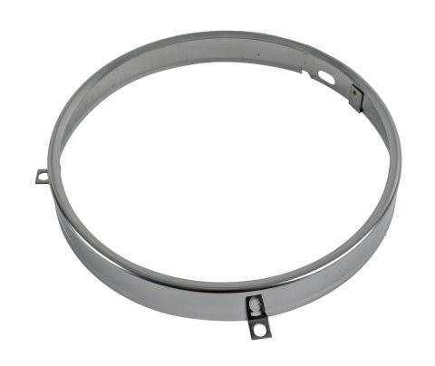 Brothers Trucks Headlight Retaining Rings HLR6572 Light Bezels, Rings, Front, Stainless Steel, Polished, 5.750 in. Diameter, Chevrolet, GMC, Each