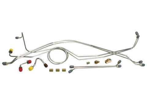 Brothers Trucks Brake Hoses, Sets DBBL66O 63-66 DISC BRAKE BRAKE LINES-ORIG MATR