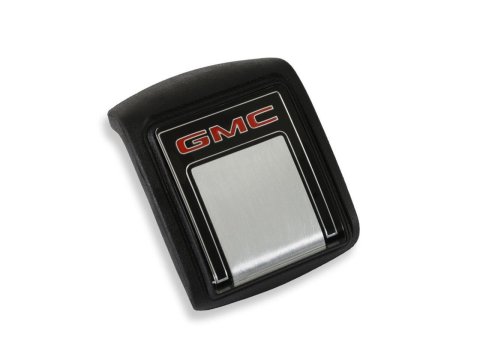 Brothers Trucks Horn Buttons 05-210 Button, Plastic, Black/Silver, GMC Logo, Each