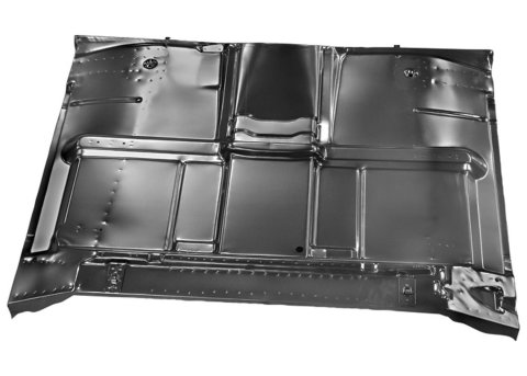 Brothers Trucks Floor Pan Replacement Panels CFP720B Panels, Panels, Full, Front, Steel, Black, Low Hump Design with Brace, Chevrolet, GMC, Each