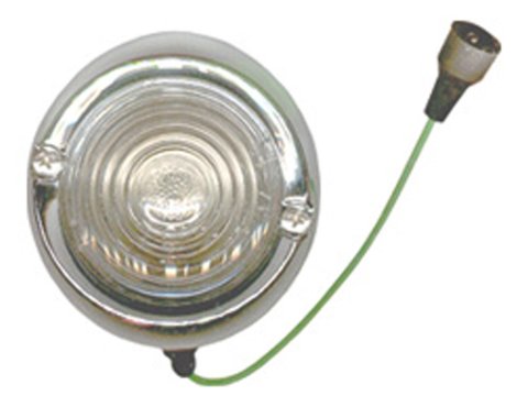 Brothers Trucks Backup Light Assemblies BLA66FL Assemblies, OEM Style Replacement, Incandescent/Halogen, Round, Clear Lens, Chrome Housing, Fits Fleetside Beds Only, Chevy, GMC, Each