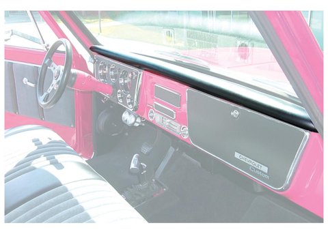 Brothers Trucks Dash Pads PAD7200BLACK Pads, Urethane, Black, Chevrolet, GMC, Each
