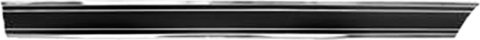 Brothers Trucks Moldings M0027L-69 Body Moldings, Aluminum, Silver/Black, Left Side Lower Front Bed Position, Fits Left Side On Long Bed Fleetside Models Only, Chevrolet, GMC, Each