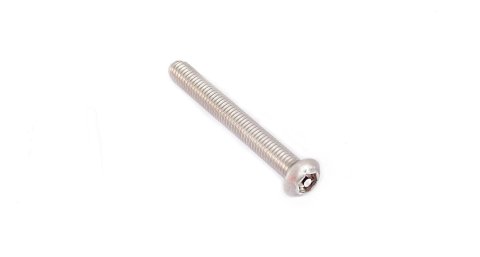 Rhino-Rack Bolts and Screws B128-BP M6 x 50mm Button Head Security Screw (Stainless Steel) (6 Pack)