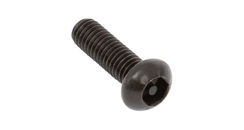 Rhino-Rack Bolts and Screws B062-BLK-BP M6 X 20mm Black Button Security Screw (Stainless Steel) (6 Pack)