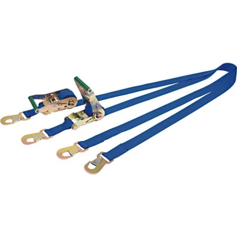 Simpson Ratchet Tie-Downs 35007BK Tie-Down, Strap, 2 in. x 8 ft., Black, Pair