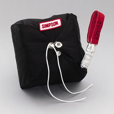 Simpson Skyjacker Parachutes 42020R Drag Chute, 10 ft., Red, Each