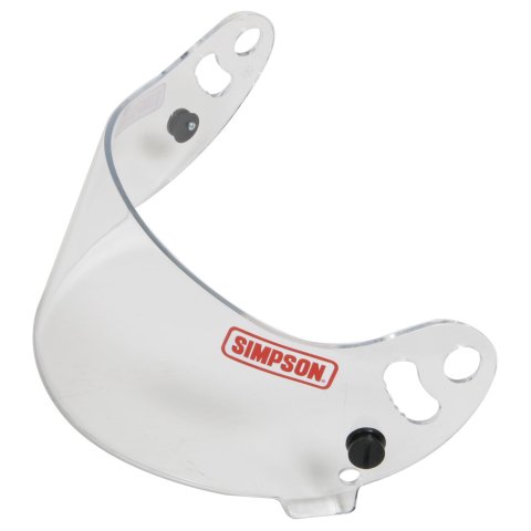 Simpson Replacement Helmet Shields 84300A Shield, Clear, Carbon Devil Ray, Devil Ray Composite, Each