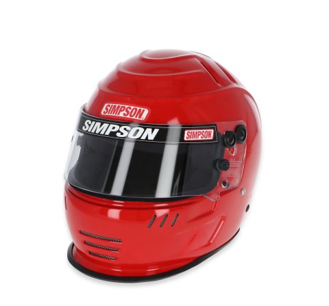 Simpson SA2020 Speedway Shark Series Helmets 7707144 Helmet, Shark, Full Face, Gloss Blue, Snell SA2020, Medium, Each