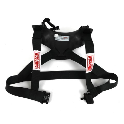 Simpson Racing Head and Neck Restraint Systems HSMED11M61S HY Sport Medium M6 SILVER