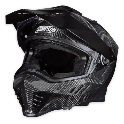 Simpson Xcursion Bandit Helmets XBC2X Helmets, Bandit, Full Face, Gloss Carbon Fiber, DOT/ECE-Approved, 2X-Large, Each