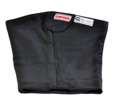 Simpson Helmet Skirts 23013C Skirt, Outer, SFI 3.3/5, Carbon, Black, Contoured Design, Each