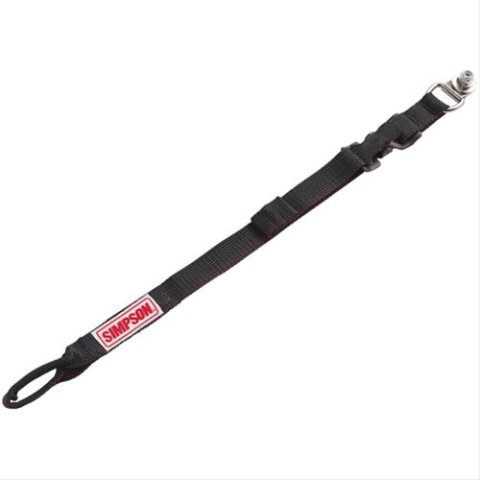 Simpson Chin Straps DRCSS Head and Neck Restraint Accessories, Strap, Black, Each