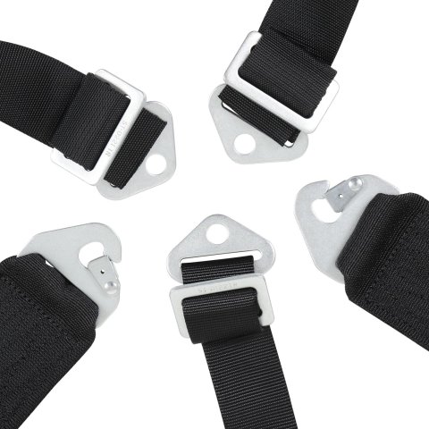 Simpson Racing Harnesses 29102BKH LCL 62" LAP FM 5PT PU HN BLK