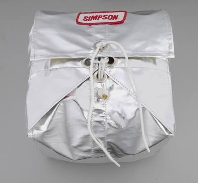Simpson Replacement Parachute Packs 42087 Chute Pack, Replacement, Crossform, 12 ft., Nylon, Silver, Each