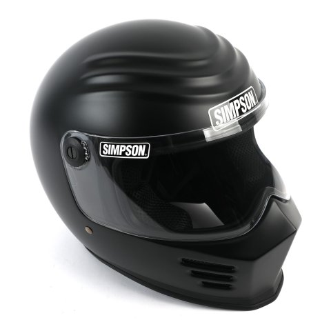 Simpson Racing Outlaw Bandit Series Helmets 28315L8 Helmet, Series, Full Face, EPS Liner, Matte Black, M2015, Large, Each