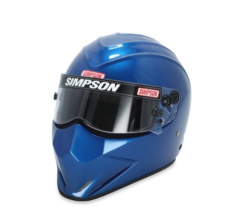 Simpson SA2020 Diamondback Series Helmets 7297585 Helmet, Diamondback, Full Face, Gloss Red, Snell SA2020, X-Large, Each
