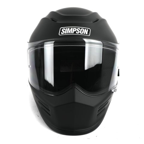 Simpson Speed Bandit Series Helmets SPBM3 Helmet, Bandit, Full Face, Black, Matte Finish, Medium, Each