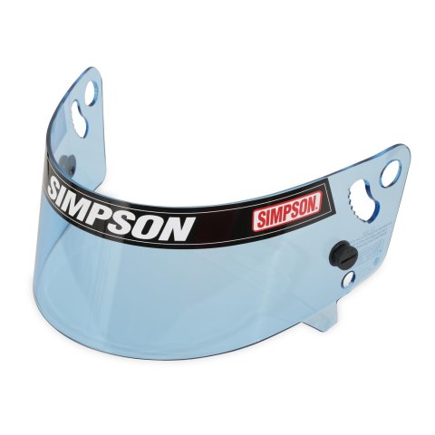 Simpson Replacement Helmet Shields 1019-17 Shield, Speedway Shart Series, HI-DEF Blue, Each