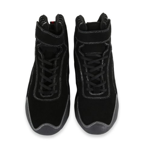 Simpson Racing Turbine Driving Shoes TU125BK Shoes, Turbine, High-Top, Nomex, Suede, Black, SFI 3.3/5, Men's Size 12.5, Pair