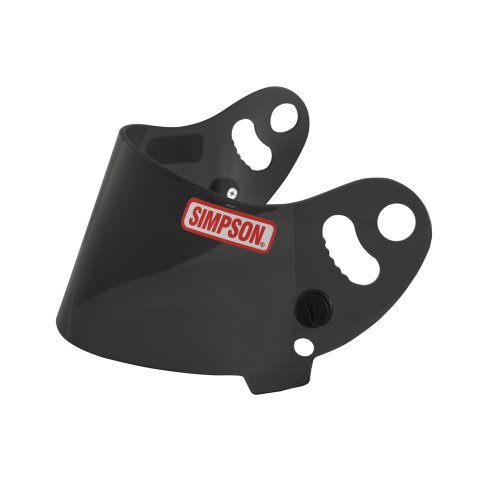 Simpson Replacement Helmet Shields 84301A Shield, Dark Smoke, Carbon Devil Ray, Devil Ray Composite, Each