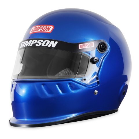 Simpson SA2020 SD1 Series Helmets 7950055 Helmet, 2020, Full Face, Blue, Gloss Finish, Snell SA2020, 2X-Large, Each