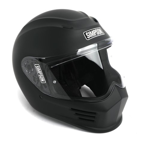 Simpson Speed Bandit Series Helmets SPBXL3 Helmet, Series, Full Face, EPS Liner, Matte Black, ECE approved, X-Large, Each