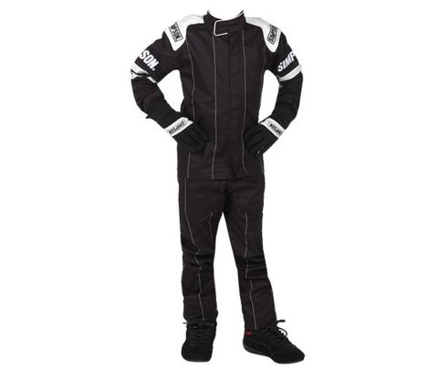 Simpson Racing Driving Jackets LK22174 LEGEND II KID,S (7/8) BLK JCKT