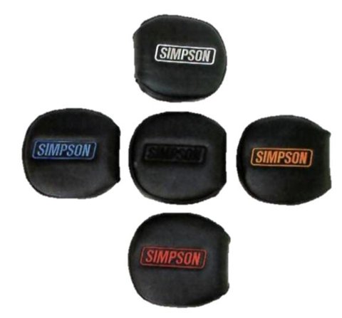 Simpson Door Latch Pads 2021K Components, Pads, Black Logo, Pair