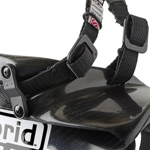 Simpson Hybrid Pro Lite Restraints HYPLLRG11SASM61 Head and Neck Restraint System, Lite, Sliding Dual End Tether with Seat Belt Anchor System, Quick-release Anchor, SFI 38.1, Large, Each