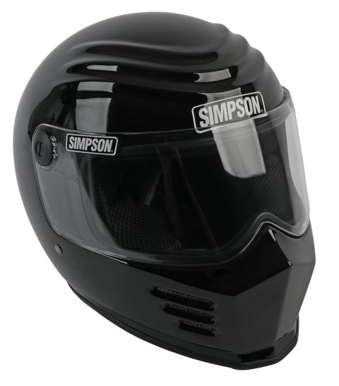 Simpson Racing Outlaw Bandit Series Helmets 28315M2 Helmet, Series, Full Face, EPS Liner, Gloss Black, M2015, Medium, Each