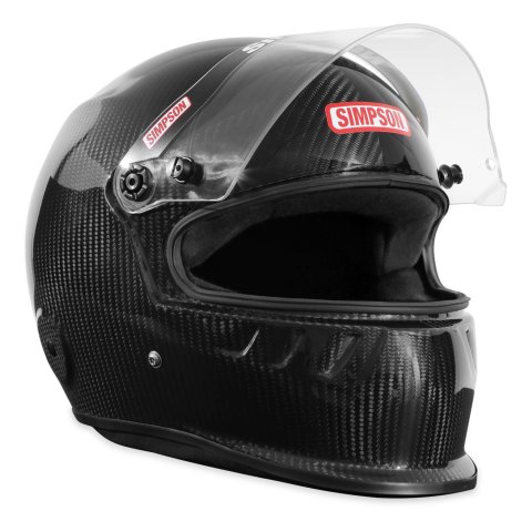 Simpson SA2020 SD1 Series Helmets 795004C Helmet, 2020, Full Face, Carbon Fiber, Gloss Finish, Snell SA2020, X-Large, Each