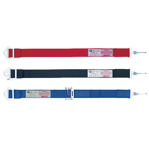 Simpson Latch-Type Anti-Submarine Belts 31013BL ANTI SUB BELT, FLOOR MOUNT, BLUE